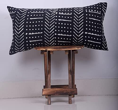 Trade Star Designer Pillow Case for Bedroom 100% Cotton Pillow Cover Indian Lumbar Modern Boho Pillow Case Spring Fall Decor Cushion Cover with Zipper Handcrafted Home Office 12x24 Inches - Image 5