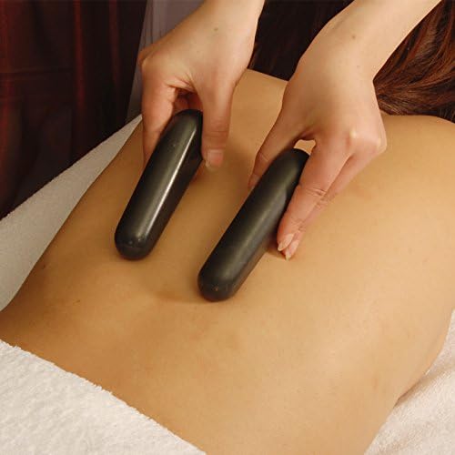 Master Massage 2-Piece Triangular Basalt Hot Stone Set – Pressure Point & Trigger Massage Tool, Thumb Saver Pack, Black - Image 3