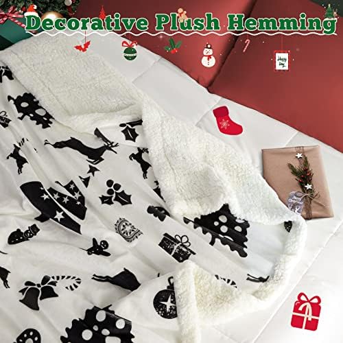 LBRO2M Sherpa Fleece Bed Blanket Super Soft Plush Warm Throw Twin 65"X90" - Image 4