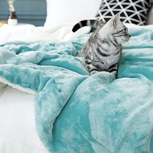 LBRO2M Sherpa Fleece Bed Blanket Super Soft Plush Warm Throw King 90"X104" - Image 5