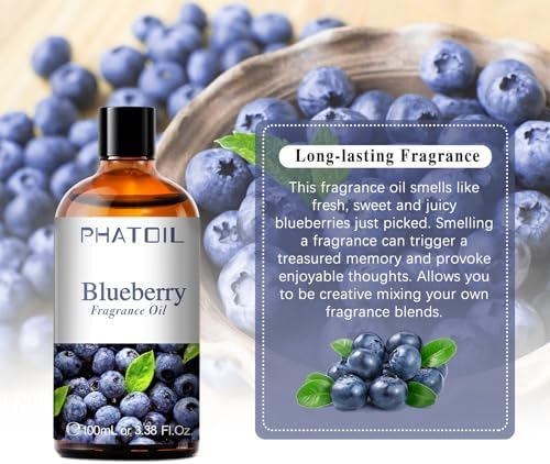 PHATOIL Blueberry Fragrance Oil for Diffuser Aromatherapy 3.38FL.OZ - Image 4