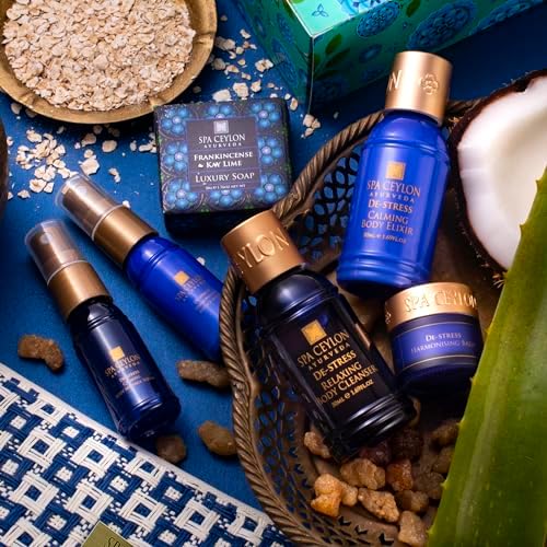 SPA CEYLON De-stress Home Spa Set, Ayurvedic Spa Gift Kit, Natural Pampering Set - Image 3