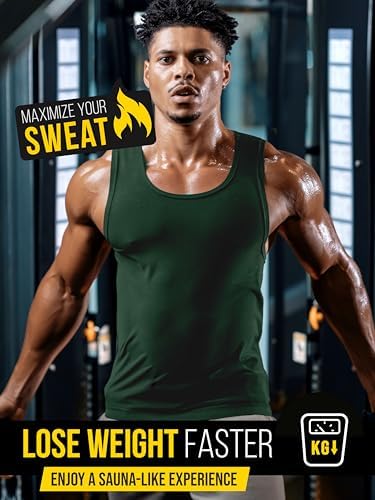 Men’s Sweat Vest - Boost Weight Loss with Increased Sweating & Compression Technology Sauna Vest for Men (XS-7XL) - Image 2