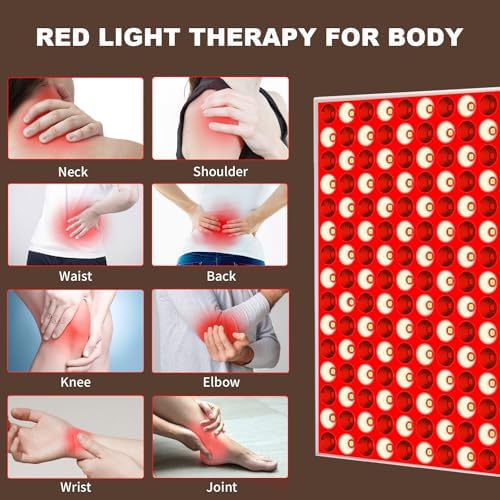 Red Light Therapy Lamp, Red Light Therapy for Body, Infrared Light Therapy Panel for Face with Stand, 660nm Red and 850nm Near Infrared LED Red Light Therapy Device at Home for Face and Body (2 Pack) - Image 3