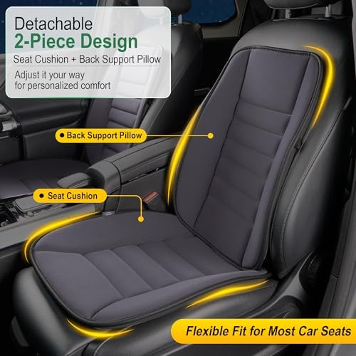 kingphenix 5-Piece Car Seat Cushion Set with Back Support - Image 3