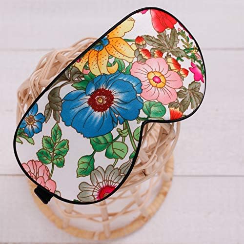 Maxfeel 100% Pure Silk Eye Mask - Sleep Eye Cover in Printed Colors (#10) - Image 5