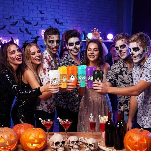 Glitopper 12 Sets/ 49 Pcs Halloween Bulk Gifts for Women, Cups and Socks - Image 5