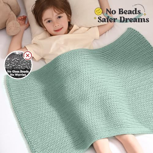 Guohaoi Knitted Weighted Blanket for Adults, 20"x30" 2lbs Full/Queen Size - Image 3