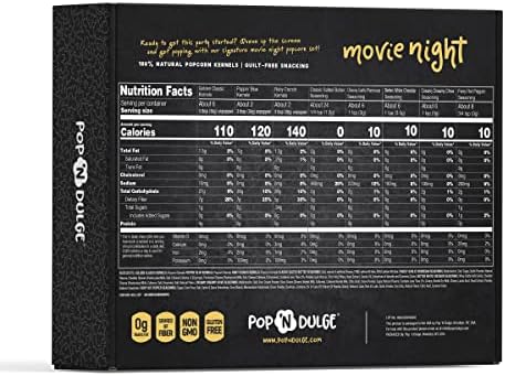 Movie Night Christmas Gifts - Holiday Popcorn Gift Baskets Gift Sets - 5 Non-GMO Gourmet Kernels and 5 Popcorn Flavoring - Perfect Family Gifts ideas for Adults, Couples, Parties, Holidays, or Movie Lovers - 10 Pack - Image 2