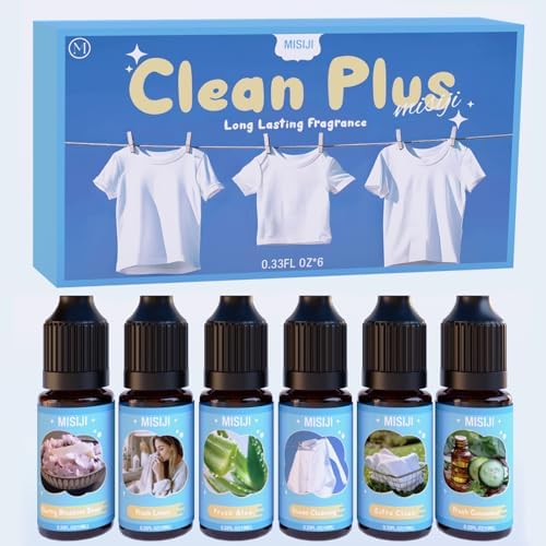 Clean Essential Oils,Fragrance Oil for Diffuser,Aromatherapy Essential Oils Set,6X 10ML by MISIJIEssentialOilsOverall