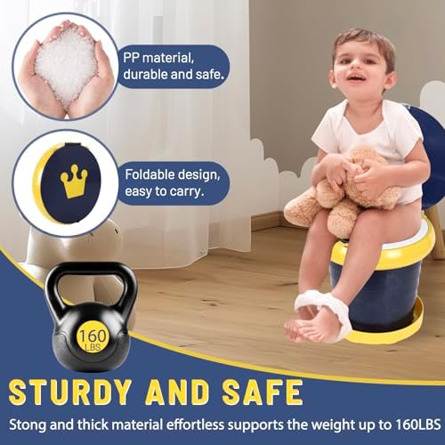 Portable Potty for Toddler,Travel Potty Seat for Toddler,Travel Toilet Kids - Image 2