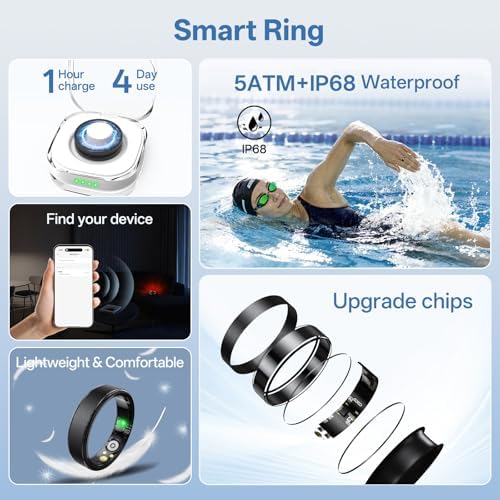 Smart Ring for Women and Men, Fitness Health Tracker Ring - Image 6