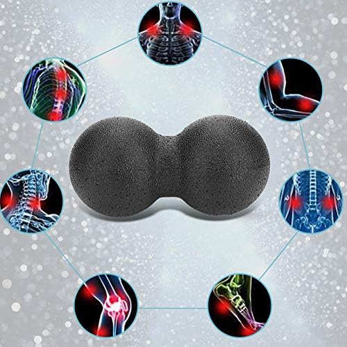 Peanut Massage Ball, 16x8cm Foam Two Ball Massage Roller Yoga Massage Roller Peanut Foam Roller Ball Massage Ball for Physical Therapy Self Deep Tissue - Image 3