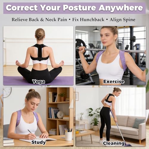 2PCS Posture Corrector Set,Nighttime Posture Brace Sleeping and Adjustable Back Straps For Posture,Unisex,Provides Soft and Comfortable Back Support,Effectively Relieves Pain - Image 7