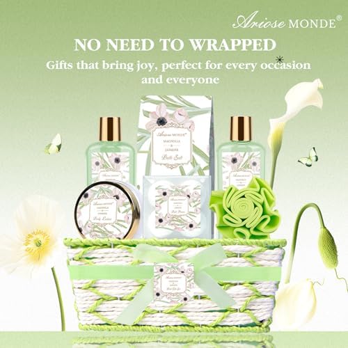 Spa Gifts for Women, Bath and Body Gift Set Magnolia Jasmine Spa Gift Set - Image 6