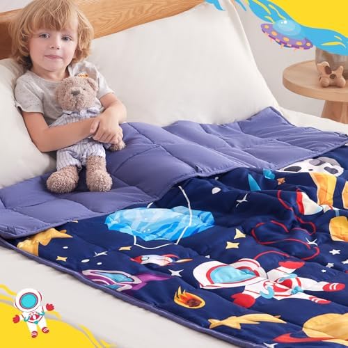 Weighted Blanket 7lbs, 40"x60", Breathable Soft Small Cooling Heavy Blanket - Image 3