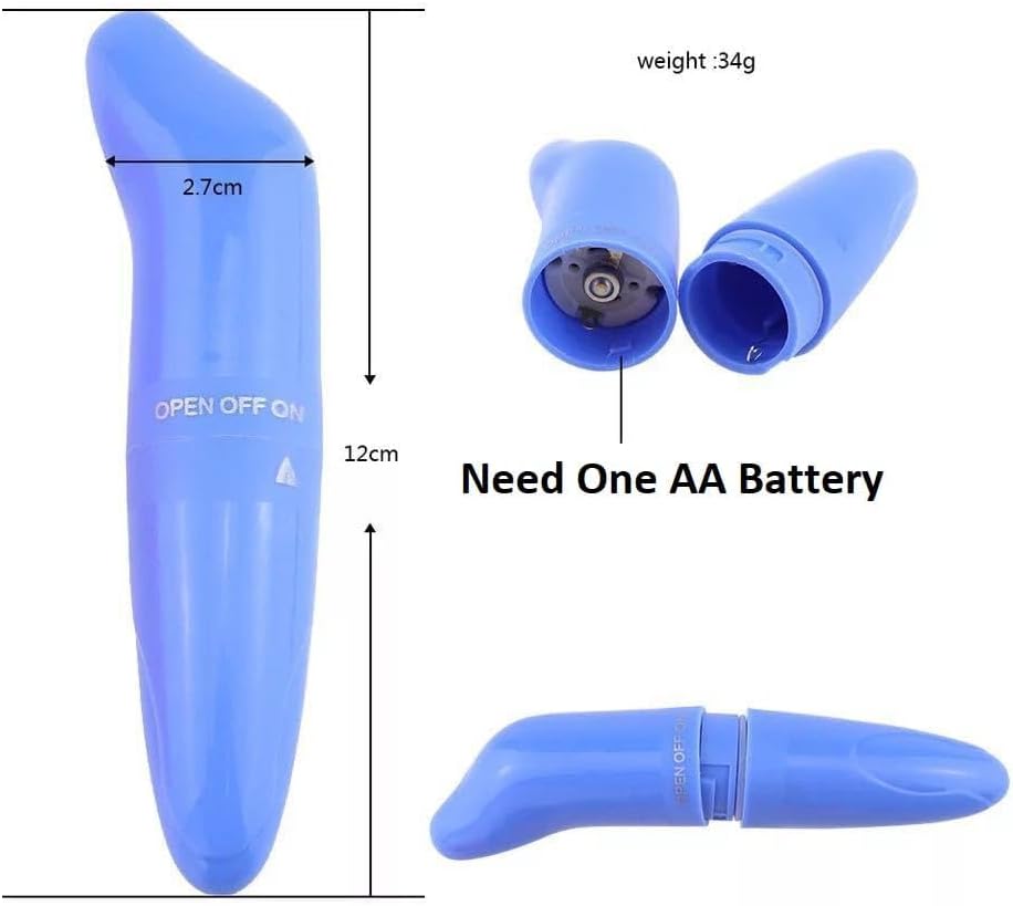 Big Deep Tissue Full Body Massager for Muscle Relief Back Neck Hand Foot Leg Arm Massage Powerful Handheld Tool for Women Muti Speeds (White Big and Blue Small Massager) - Image 5
