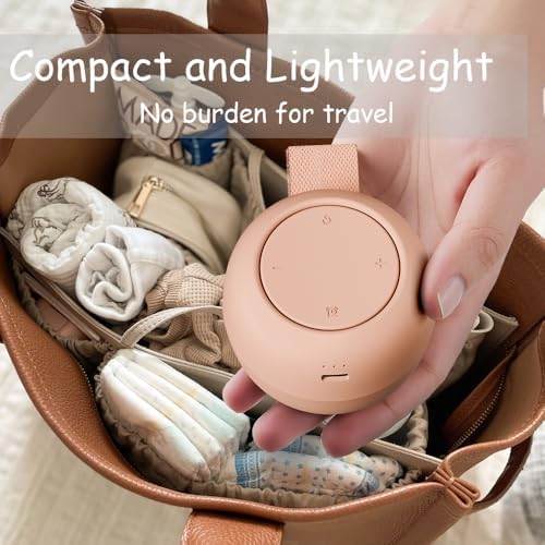 Portable Baby Sound Machine & Essentials for Babies & Kids - Peach - Image 6