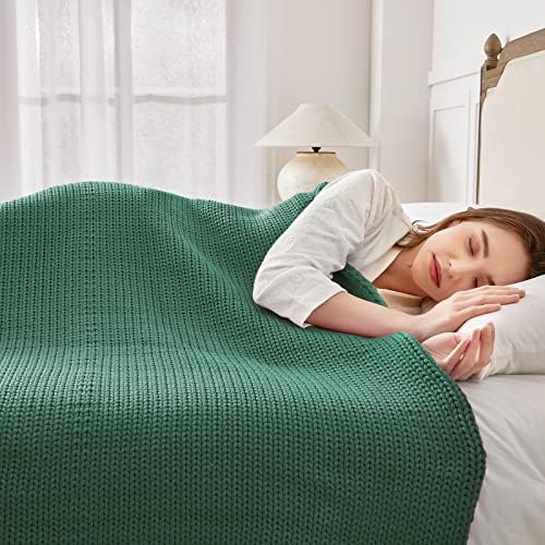 Guohaoi Knitted Weighted Blanket for Adults, 50"x75" 20lbs Full/Queen Size - Image 2
