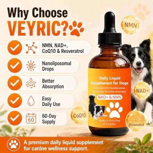 Dog Longevity Supplement with NMN, NAD+, CoQ10 & Resveratrol - Image 6