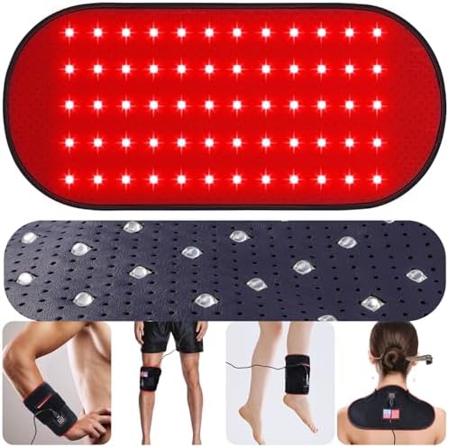 Red-Light-Therapy-for-Body,2026 Upgraded 4 Modes Near Infrared Light for Body Pain Relief,High-Efficiency Spherical Lamp Dual-Wave(660nm&850nm)LEDs,Corded-electric for Effective Therapy(12.4" x 6.1") by DOWCEIVMHEALTHDIRECT