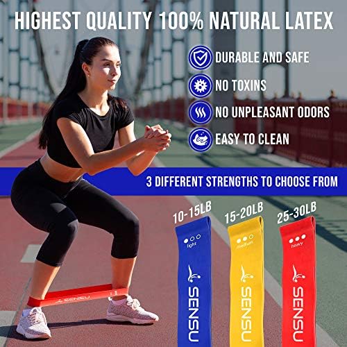 Sensu 9-in-1 Foam Roller Set – Muscle Recovery Set Includes 3 Resistance Bands, Massage Roller Stick, Peanut Ball, Lacrosse Ball, and Spikey Ball - Massage Tools for Deep Tissue & Myofascial Relief - Image 7