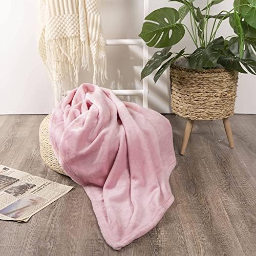 NANPIPER Baby Blankets, Super Soft Fleece Fuzzy Blanket for Toddler, Luxury Cozy Lightweight Microfiber Plush Blanket-Throw Size 30"x40",Pink - Image 5