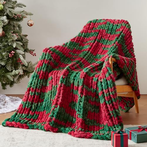 Negwoo Chunky Knit Throw Blanket, Knitted Throw Chenille Yarn, 60"*80" - Image 5