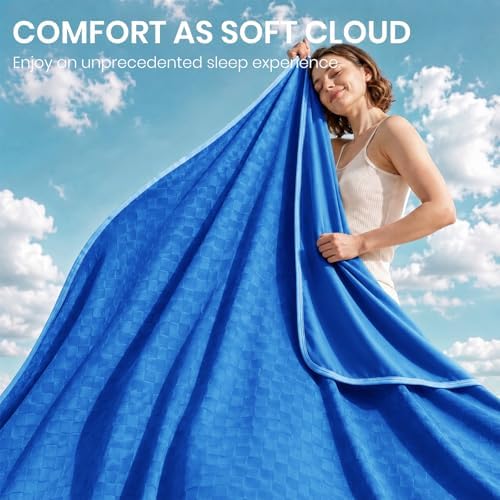 Topcee Cooling Blanket 90"x90" for Hot Sleepers Summer Cold Blanket - Image 6