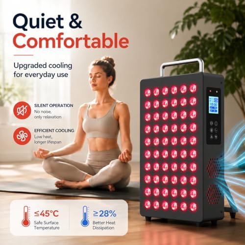 Red Light Therapy Panel for Body and Face, 60 Dual Chip LEDs - Image 6