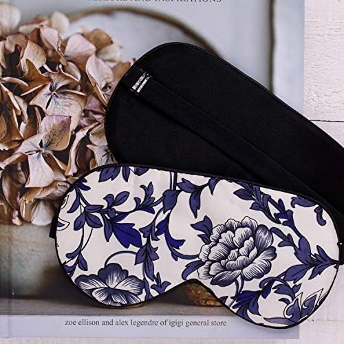 Maxfeel 100% Pure Silk Eye Mask - Sleep Eye Cover in Printed Colors (#5) - Image 6
