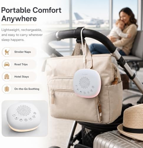 Portable White Noise Machine for Sleeping Baby Adult Office Privacy - Image 3