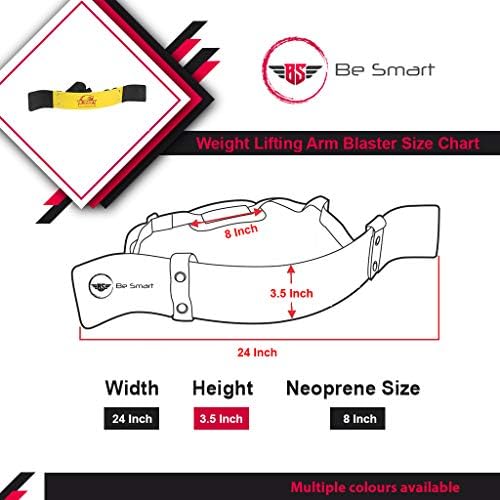 Arm Blaster for Biceps & Triceps Dumbbells & Barbells Curls Muscle Builder Bicep Isolator for Big Arms Bodybuilding & Weight Lifting Support for Strength & Muscle Gains by Be Smart - Image 2