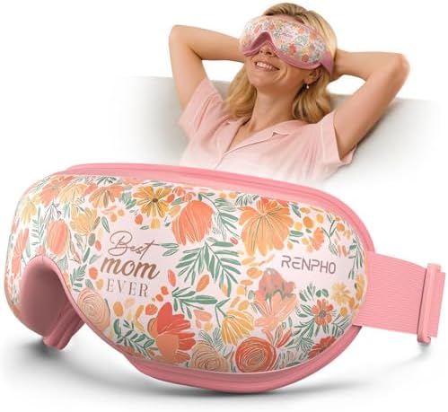 RENPHO Eyeris 1 Eye Massager with Heat, Heated Massage Eye Mask by RENPHO