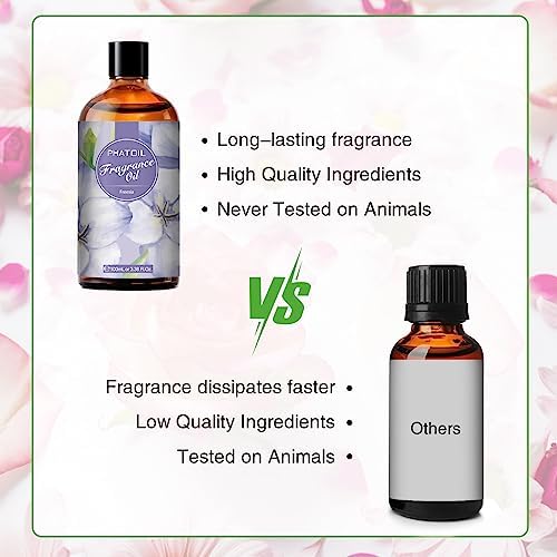 PHATOIL 3.38FL.OZ Freesia Fragrance Oils for Aromatherapy, Essential Oils for Diffusers for Home, Perfect for Diffuser, DIY Candle and Soap Making, DIY Scented Products - 100ml - Image 6