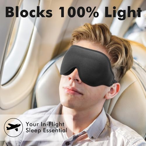 3D Weighted Eye Mask for Lash Extensions, Eye Covers for Sleep - Image 5