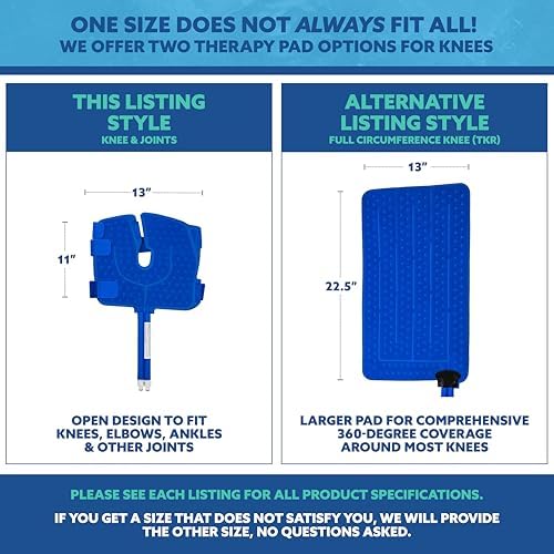 Polar Active Ice® 3 in 1 Knee, Ankle, & Elbow Therapy pad 12.5” x 10.5” with Attached Belts. Use only with The Polar Active Ice #AIS Therapy System. - Image 4