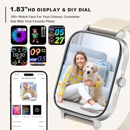 Choiknbo Smart Fitness Tracker Watch with Heart Rate Monitor, Activity Tracker with Pedometer, Sleep Monitor, Calories & Step Counter, Waterproof Smart Watch for Women Men Fitness Watch for Sports - Image 6