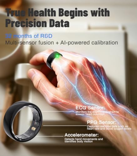 AI Smart Ring for Women Men, Health Ring with AI Health Analysis - Image 3