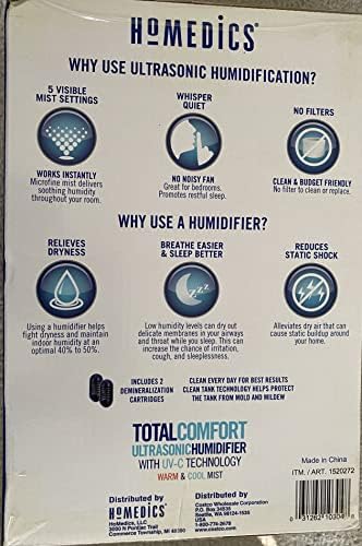 TotalComfort® Ultrasonic Humidifier with UV-C Technology and Remote Control - Image 3