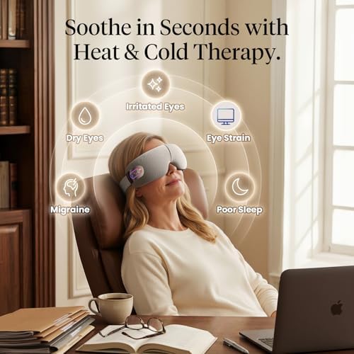 BOB AND BRAD Neck Massage with Heat and Eye Massager with Heat & Cooling - Image 5