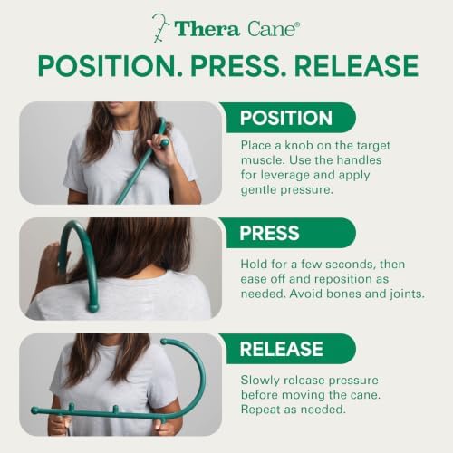 Thera Cane Massager (Green, 2 Pack) - Image 4
