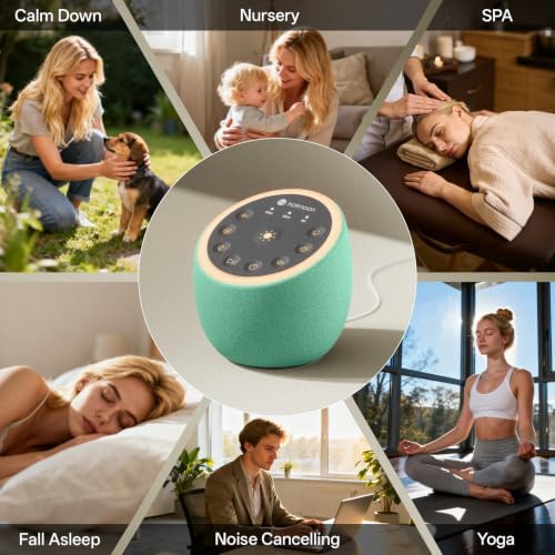 Hotmoon Sound Machine for Sleep, Cocoon 2, 40 Sounds, Dual-Speaker, Plug in - Image 6