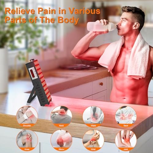 Red Light Therapy for Face and Body,Near Infrared Light Therapy for Pain Relief,Sleep, Skin Health, Recovery with 660nm 850nm 300W High Power Panel, Infrared Therapy or Infrared Light Therapy Device - Image 2