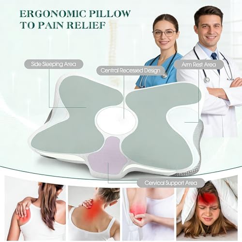 Ergonomic Memory Foam Cervical Pillow for Neck Pain Relief Support - Image 4
