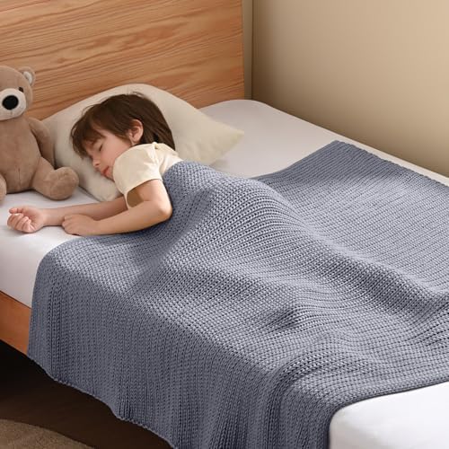 Guohaoi Knitted Weighted Blanket for Adults, 40"x60" 10lbs Full/Queen Size by GuohuoiHomeKitchen