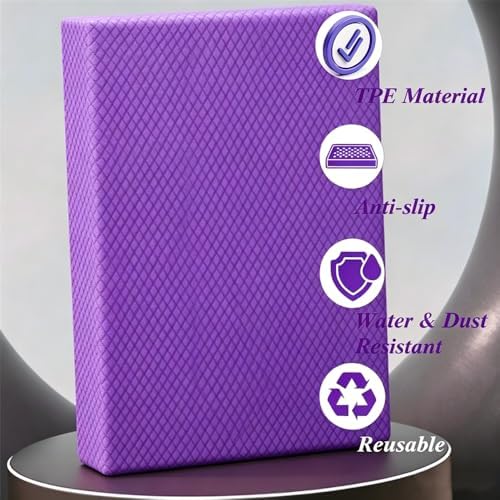 High-Density Balance Pad, Extra Large Balance Pad for Physical Therapy, TPU Foam Balance Board for Rehabilitation Stability Workout Knee and Ankle Exercise - Image 7