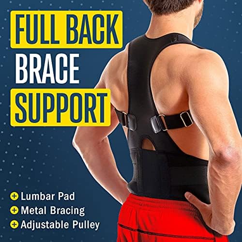 FlexGuard Posture Corrector for Women and Men - Back Brace for Posture, Adjustable Back Support Straightener Shoulder Posture Support for Pain Relief, Body Correction, X-Large - Image 4