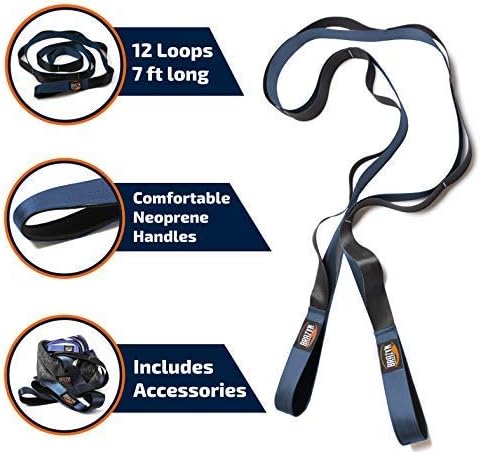 Brazyn Morph Bravo Foam Roller Bundle for Home, Gym, Office, Travel, Athletes | Collapsible & Lightweight Roller for Trigger Point Massage & Mobility Stretching Strap | Multi-Functional 12-Loop Strap - Image 5