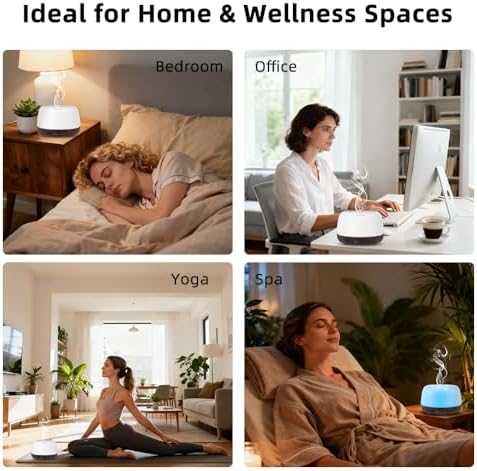 300ml Essential Oil Diffuser with Remote and Timer - Image 7